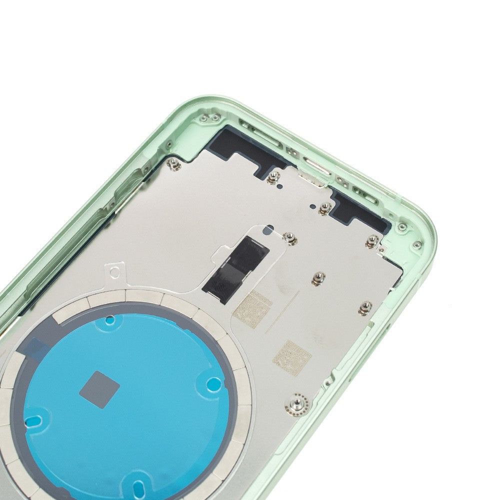 Rear Housing for iPhone 12 (NO LOGO)-Green Rear Housing for iPhone 12 (NO LOGO)-Green